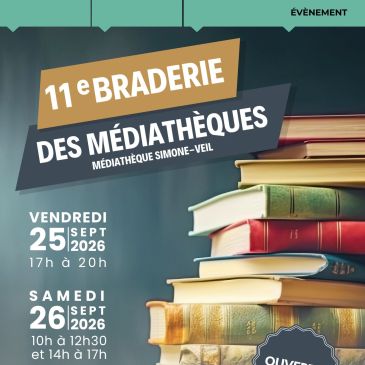 Braderie médiathèques 2026
