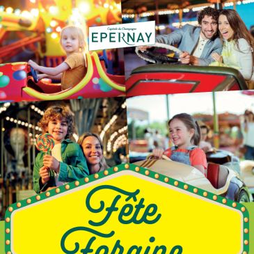 Fête foraine Epernay juillet 2025