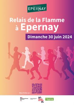 Affiche Flamme Olympique