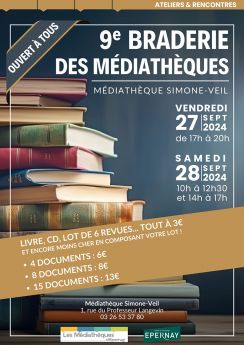 Braderie des médiathèques 2024