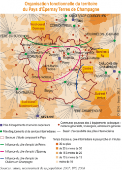Carte Pays d'Epernay