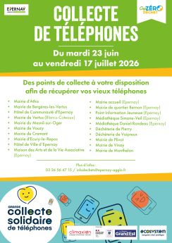 Collecte de téléphones