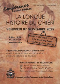Conférence LA LONGUE HISTOIRE DU CHIEN