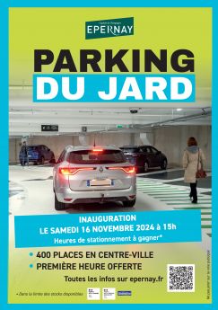 Inauguration parking du jard