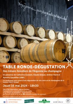 Table ronde – dégustation Des trésors forestiers de l’Argonne au champagne