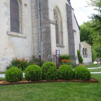 Eglise coté Jardin Odette Prévost